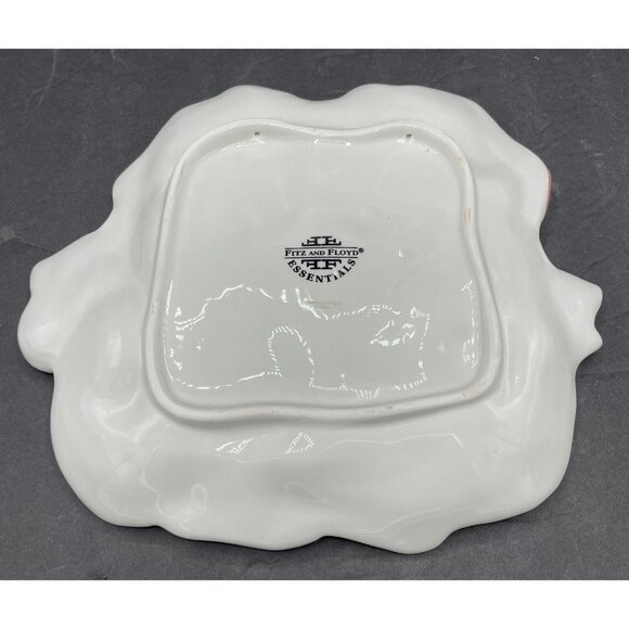 Fitz and Floyd Polar Bear Christmas Cookie Canape Plate 2063/27 With Box - Picture 4 of 7